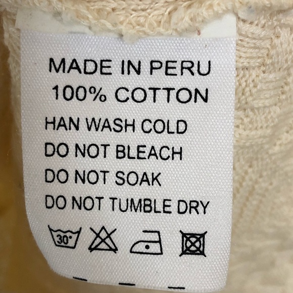 Vintage 90s Cream Textured Cotton Tank Skirt Set - Picture 6 of 8